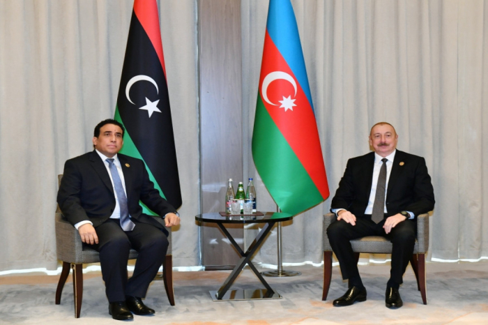 Prezident: "Azərbaycanla Liviya arasında siyasi əlaqələr çox yaxşıdır" Prezident: "Azərbaycanla Liviya arasında siyasi əlaqələr çox yaxşıdır"