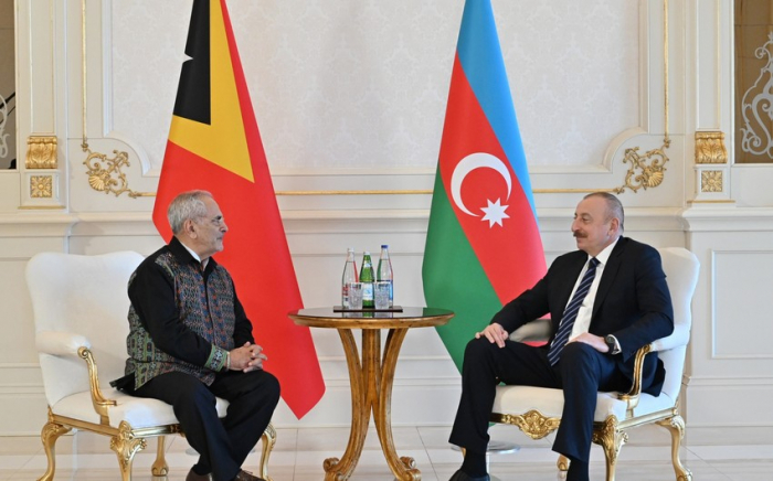    İlham Əliyev Timor-Lestenin Prezidenti ilə görüşüb  -YENİLƏNİB      
