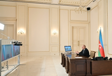  Presidente de Azerbaiyán se reúne por videoconferencia con su homólogo búlgaro 
