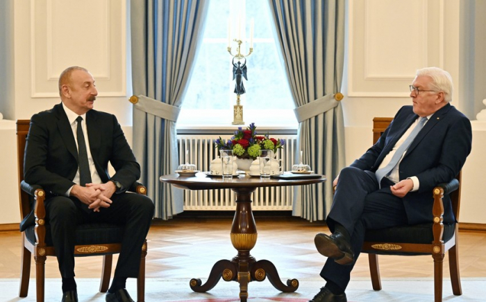    Azərbaycan və Almaniya prezidentlərinin geniş tərkibdə görüşü keçirilib   
   