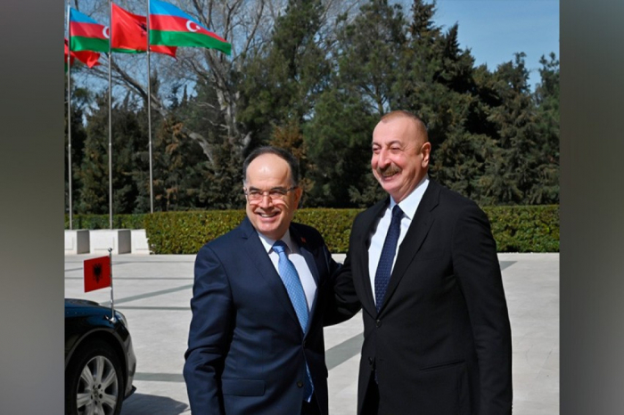 Le président Ilham Aliyev a rencontré son homologue albanais Bajram Begaj - Photos