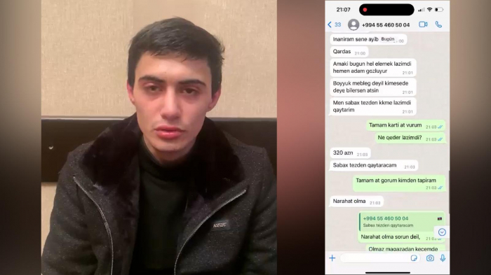 İnstaqramda fırıldaqla pul ələ keçirən şəxs saxlanıldı - VİDEO İnstaqramda fırıldaqla pul ələ keçirən şəxs saxlanıldı - VİDEO