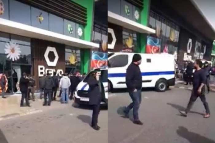  BRAVO silahlı hücum olan marketinin fəaliyyətini müvəqqəti dayandırdı   