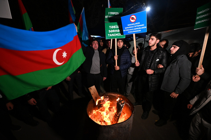 La manifestation sur la route Latchine-Khankendi dure depuis trois mois