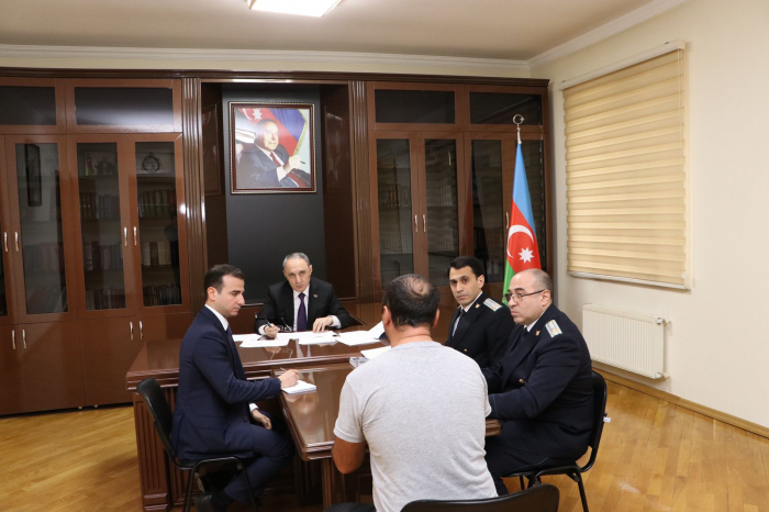 Baş prokuror İsmayıllıda vətəndaşları qəbul edib -  FOTOLAR 