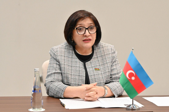 Sahibə Qafarova Bəhreyndə Ermənistanın hərəkətlərindən danışıb Sahibə Qafarova Bəhreyndə Ermənistanın hərəkətlərindən danışıb