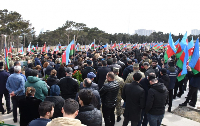   Azerbaijani martyr of recent Armenian provocation buried in Second Alley of Martyrs in Baku  