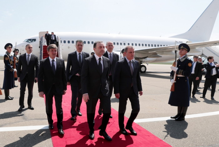  Le Premier ministre géorgien est arrivé en Azerbaïdjan - Photos