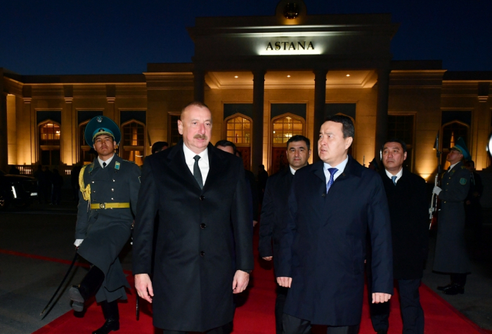   Ilham Aliyev termine sa visite officielle au Kazakhstan -   Photos    