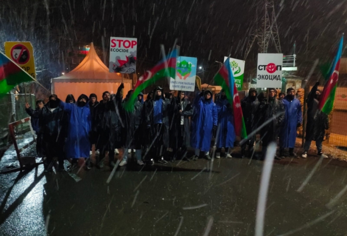 110e jour de la manifestation pacifique des militants écologiques