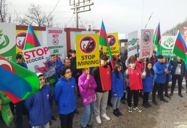   La protesta pacífica de los ecoactivistas azerbaiyanos en la carretera Lachin-Khankandi entra en su 112º día  