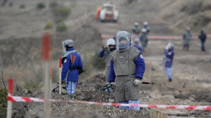  Azerbaijan neutralizes more than 900 landmines in its liberated territories in March  