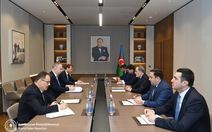   Jeyhun Bayramov sprach mit dem Sonderbeauftragten über den Ausbau der Zusammenarbeit zwischen Aserbaidschan und der EU   -FOTOS    