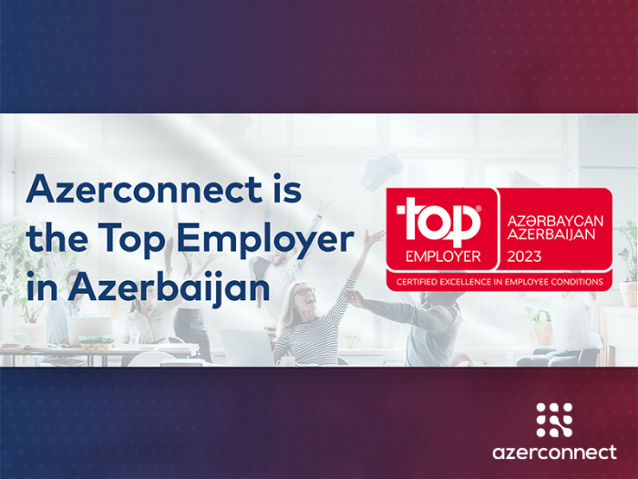 Azerconnect recognized as Top Employer of Azerbaijan