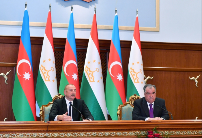   Ilham Aliyev : Nous avons convenu de tenir la prochaine réunion de la commission intergouvernementale au Tadjikistan cette année  