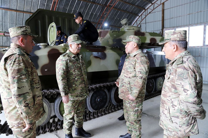   Defense Minister inspects newly-commissioned military facilities in Azerbaijan