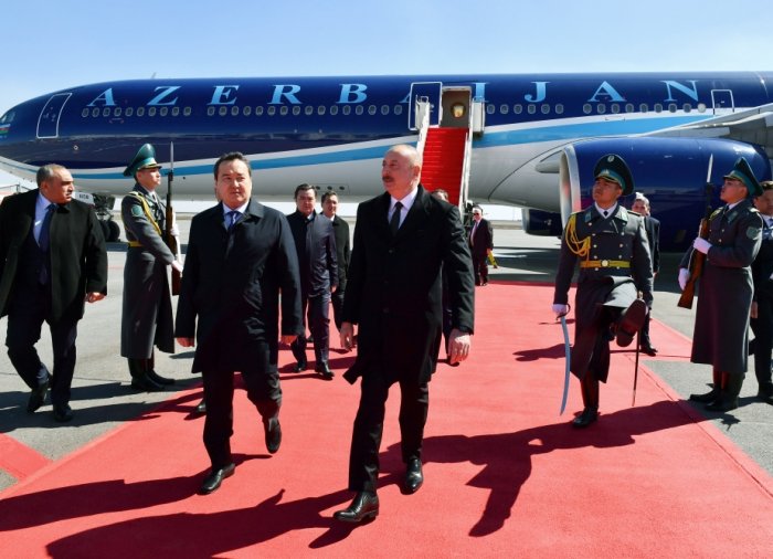       İlham Əliyev Qazaxıstana gedib      