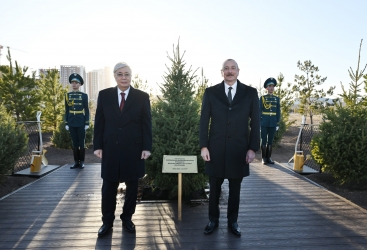  Se inauguró la calle Heydar Aliyev en Astana 