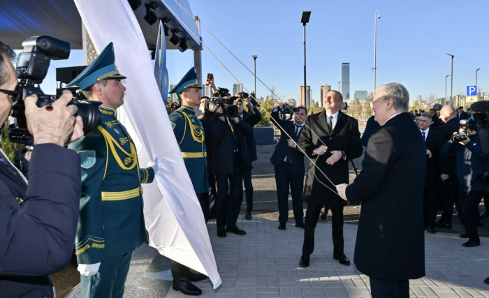    Astanada Heydər Əliyev küçəsi açılıb   