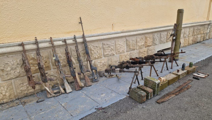   Aserbaidschanisches Innenministerium entdeckte Munition in der Region Füzuli   