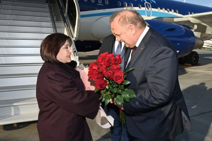 Sahibə Qafarova Rusiyada səfərdədir