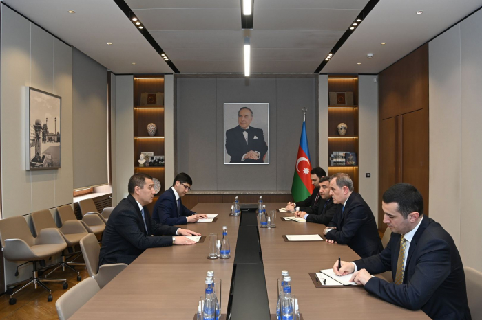 Azerbaijani FM receives outgoing Kazakh ambassador