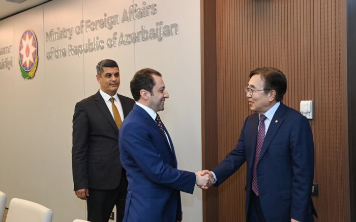    Azərbaycanın XİN rəhbərinin müavini So Byonq Su ilə görüşüb  
   