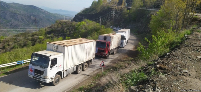 ICRC convoy drives freely along Azerbaijan