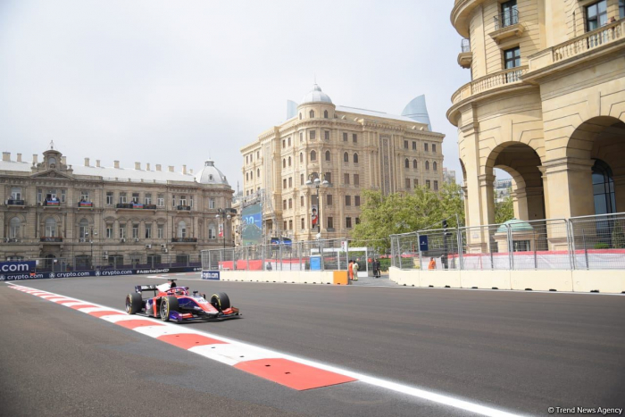 Free practice session of Formula 2 teams kick off in Baku