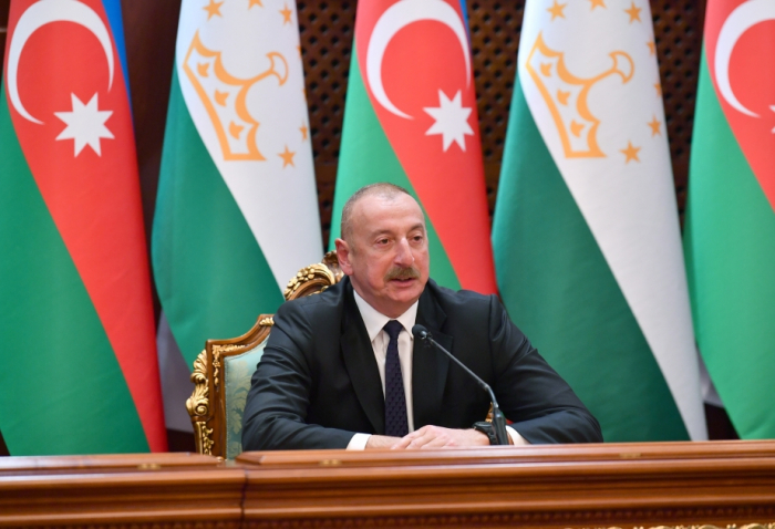   President Ilham Aliyev: Development of Azerbaijan-Tajikistan fraternal relations is result of activity in the early 1990s  