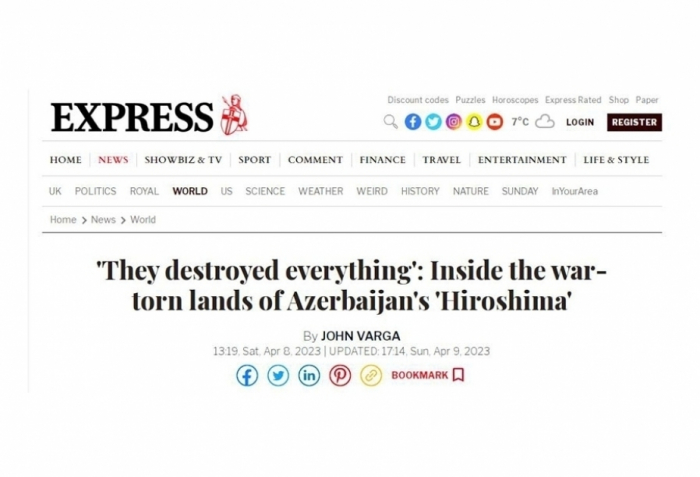  British news portal posts article on Azerbaijan