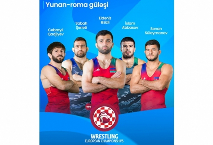 Azerbaijani Greco-Roman wrestlers win three medals at European Championships