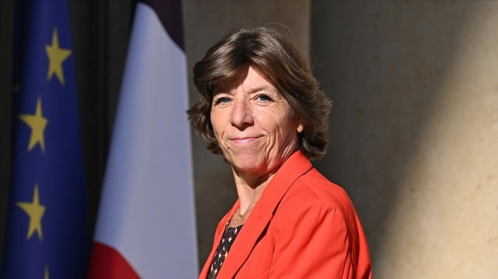  Arrivée de la ministre française des Affaires étrangères en Azerbaïdjan 