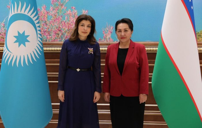 Günay Əfəndiyeva ilə Tanzila Narbayeva arasında görüş keçirilib