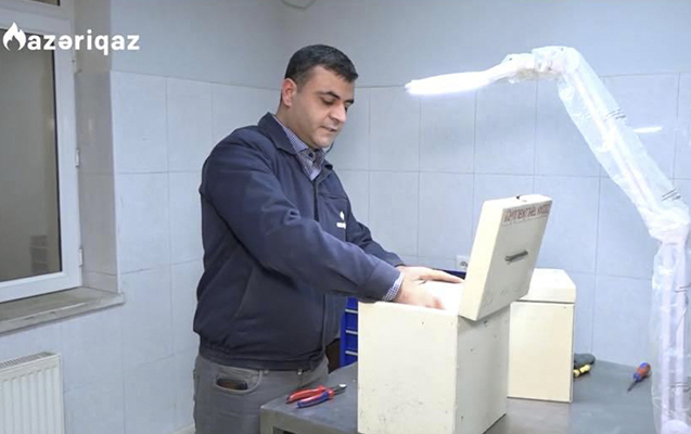    Qaz sayğacının dişli çarxını sıradan çıxardılar -    Video     
