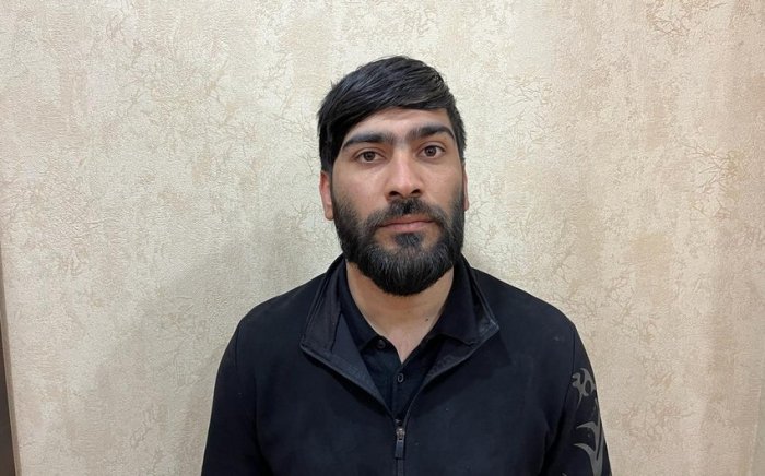 Dəmir yolundan oğurluq etdi -    FOTO     
