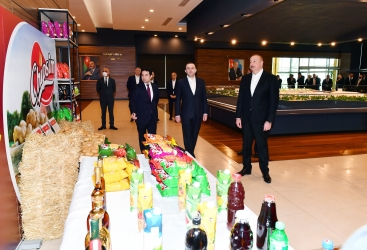   Presidente Ilham Aliyev y Primer Ministro Irakli Garibashvili visitan la Ciudad Gastronómica de Gabala  