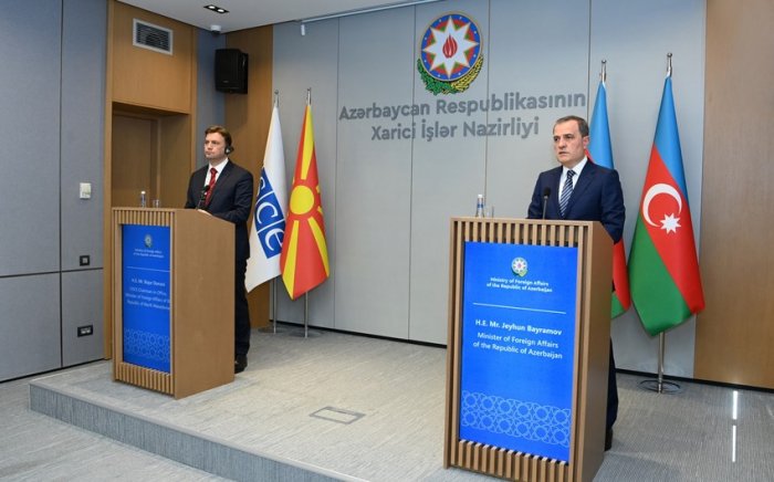 Nazir və ATƏT sədrinin müzakirə etdiyi məsələlər açıqlanıb