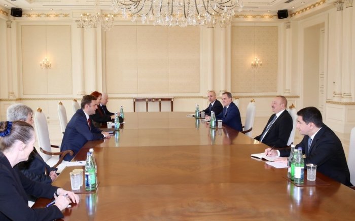    Prezident ATƏT-in sədrini qəbul edib     
