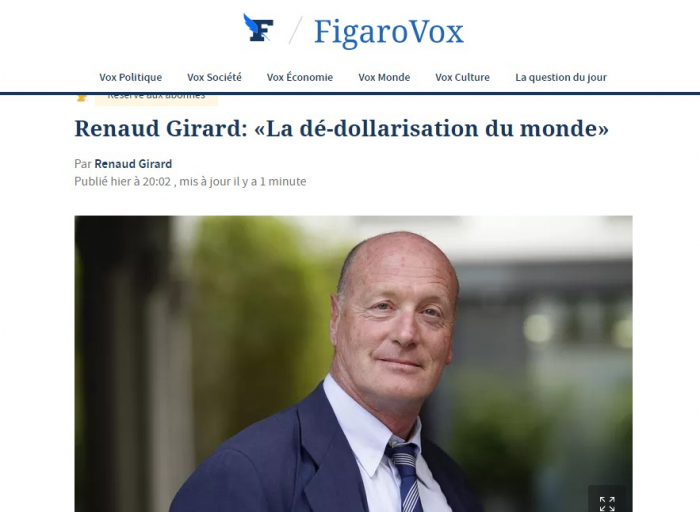       Le Figaro:    "ABŞ dolları siyasi təzyiq alətinə çevirib"   