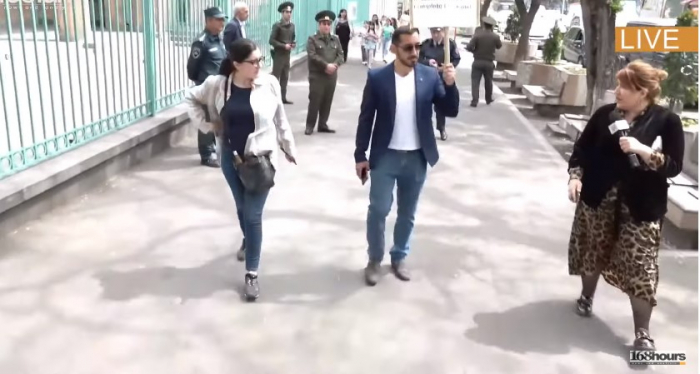 Rusiya və Paşinyan əleyhinə aksiya    - VİDEO   