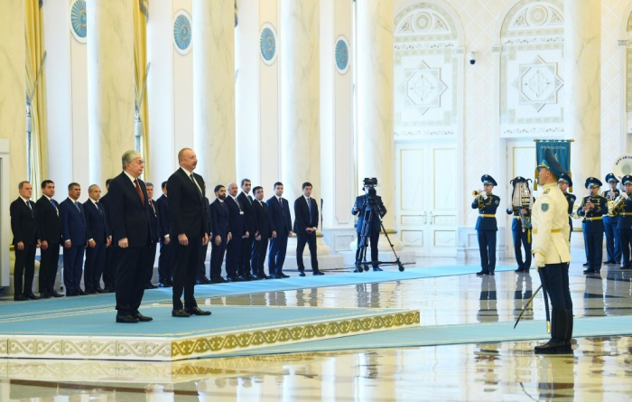   Astana: une réception officielle offerte en l’honneur du président Ilham Aliyev  