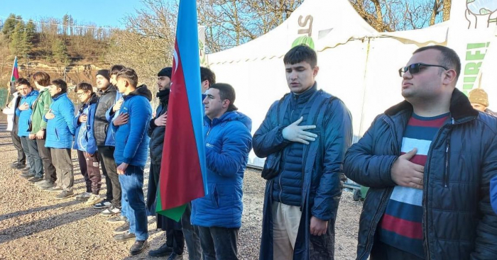   Peaceful protest of Azerbaijani eco-activists continues on Lachin-Khankendi road   