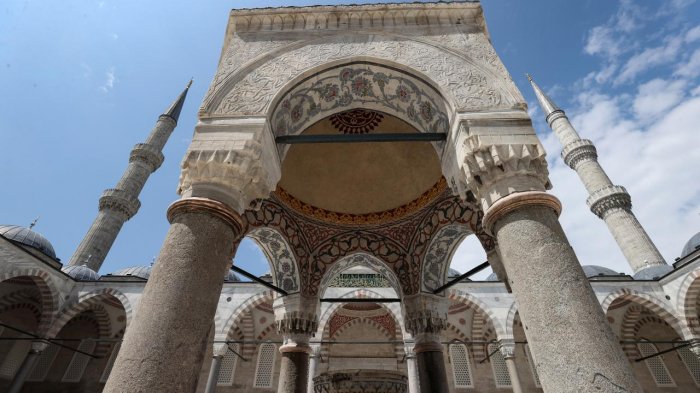    Sultan Əhməd Məscidi təmirdən sonra  -    Fotolar     