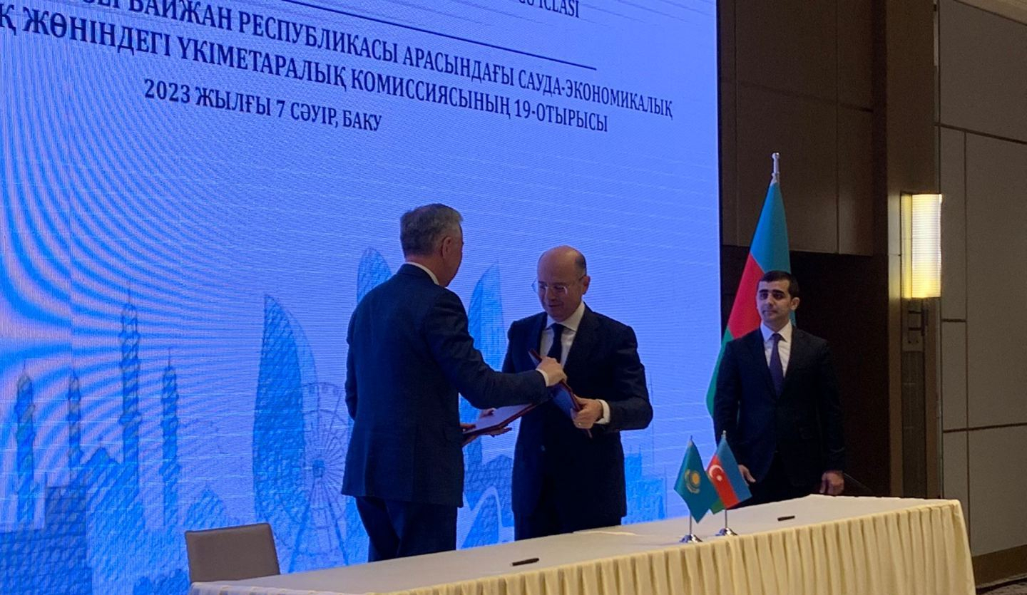 Final protocol of Azerbaijan-Kazakhstan Intergovernmental Commission inked