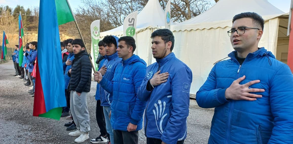 Azerbaijani eco-activists continue peaceful protest on Lachin-Khankendi road 