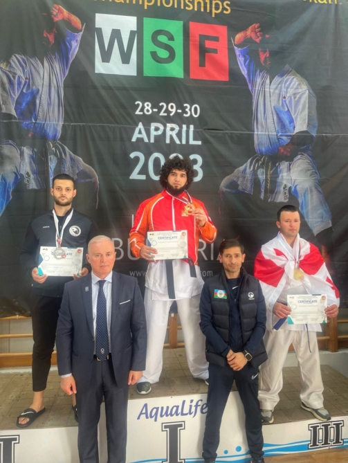 Azerbaijani karate fighter crowned European champion