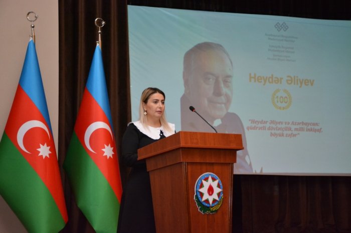 Şamaxıda Heydər Əliyevlə bağlı konfrans keçirilib