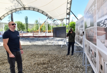   President Ilham Aliyev viewed construction progress of Zangilan Convention Center  