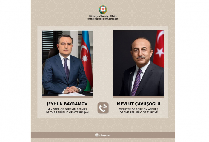   Azerbaijani and Turkish FMs held telephone conversation  